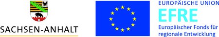 Logo von Sachsen-Anhalt und des EU-Förderprogramms EFRE