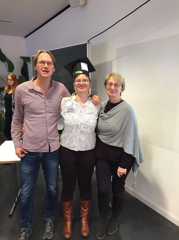 Congratulations! Jessica Mitlöhner after her successful PhD defense.