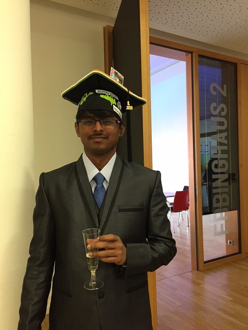 Congratulations! Sampath Vemula after his successful PhD defense.