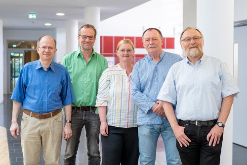 From left: Rainer Pielot, Michael Kreutz, Daniela Dieterich, Karl-Heinz Smalla, Eckart Gundelfinger