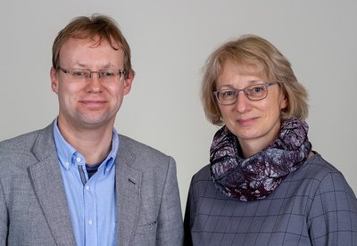 Picture with Björn Schott and Constanze Seidenbecher