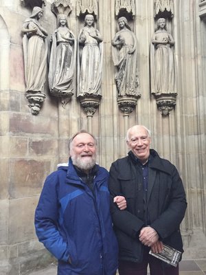 After the Matthies Honorary Lecture delivered by Tim Bliss – Visiting the wise and the foolish virgins at Magdeburg Cathedral. (4.3.2020)