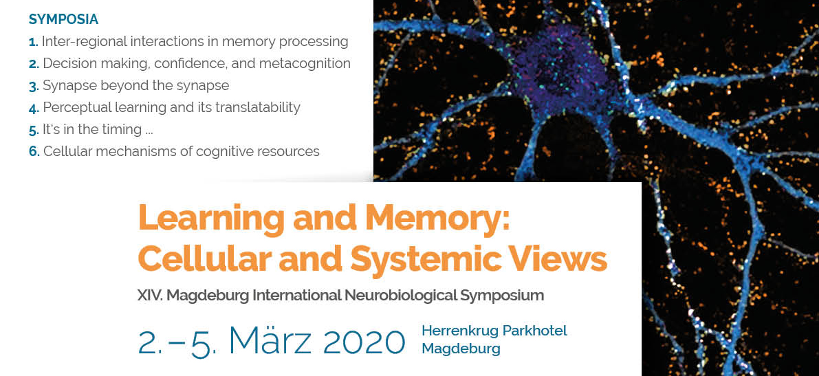 Veranstaltungsankündigung "Learning & Memory"